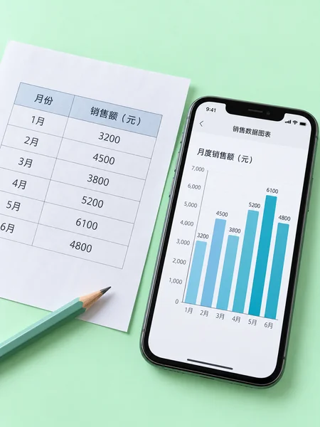 图表生成示意图