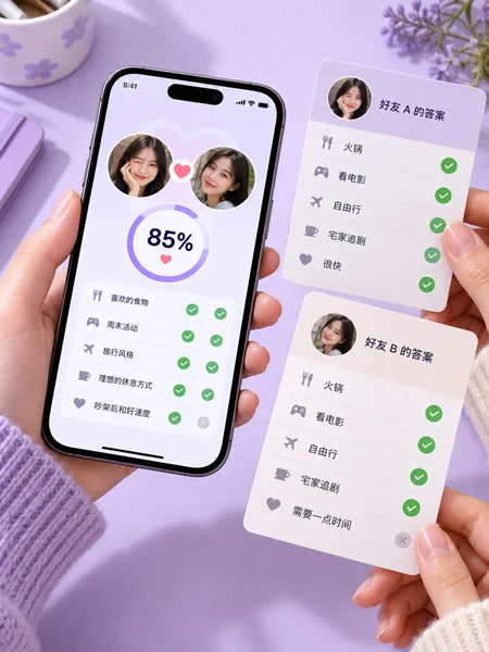 朋友默契校准器示意图