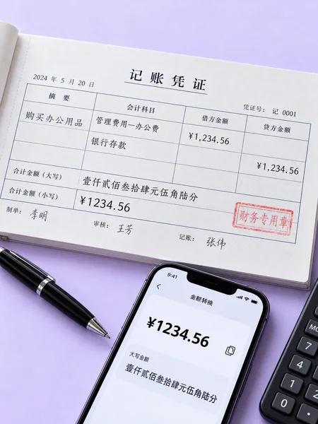金额大写转换示意图