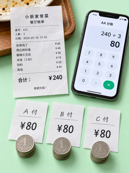AA 分账示意图