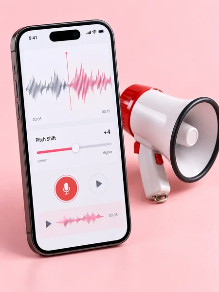 变声喇叭示意图